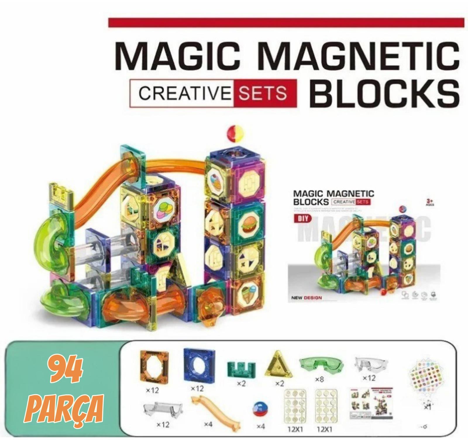 MAGNİPLAY EĞİTİCİ RENKLİ PARÇALAR